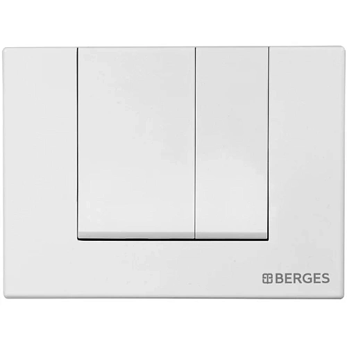 Инсталляция для унитаза BERGES NOVUM с кнопкой смыва, S1 белая 040241 Инсталляция для унитаза BERGES NOVUM с кнопкой смыва, S1 белая 040241