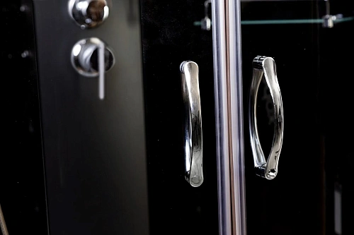 Душевая кабина Niagara Classic NG-6501-14BKT (900х900х2100) средний поддон (26см) стекло тонированное алюминиевый черный 65011434BKT Душевая кабина Niagara Classic NG-6501-14BKT (900х900х2100) средний поддон (26см) стекло тонированное алюминиевый черный 65011434BKT