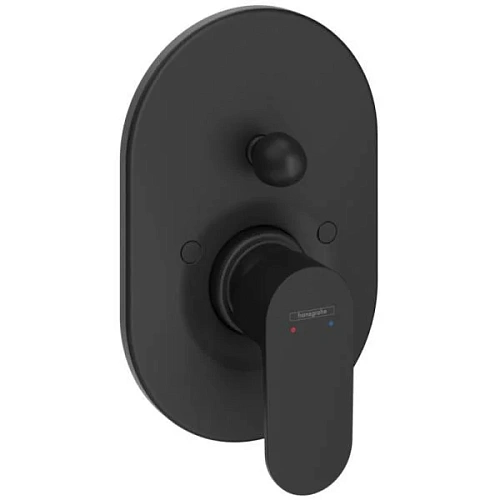 Смеситель для ванны Hansgrohe Rebris S, скрытого монтажа 72449670, матовый черный Смеситель для ванны Hansgrohe Rebris S, скрытого монтажа 72449670, матовый черный