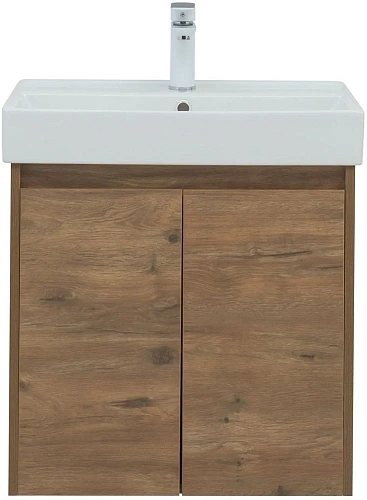 Тумба под раковину Aquanet Nova Lite 60 дуб рустикальный (2 дверцы) 00298849 Тумба под раковину Aquanet Nova Lite 60 дуб рустикальный (2 дверцы) 00298849