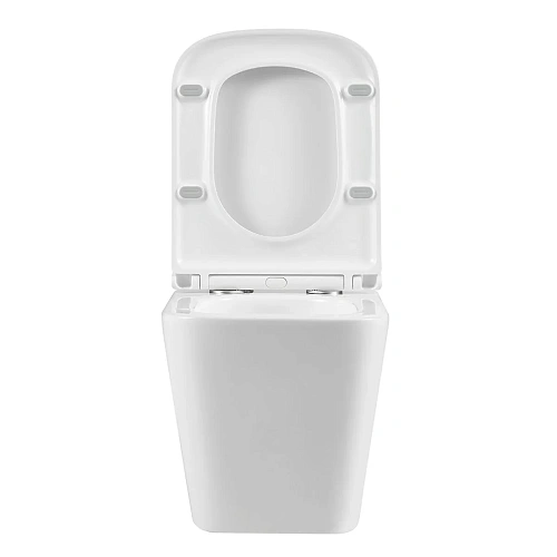 Унитаз подвесной Lemark FLOREX безободковый с сиденьем микролифт, смыв торнадо, белый глянец 9614001 Унитаз подвесной Lemark FLOREX безободковый с сиденьем микролифт, смыв торнадо, белый глянец 9614001