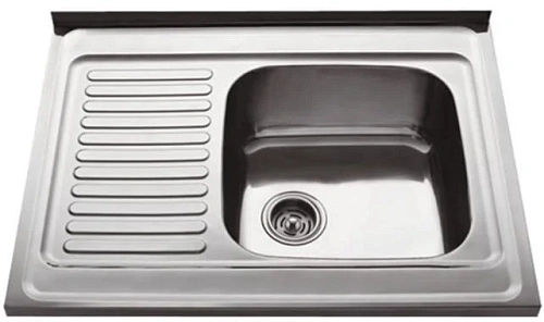 Кухонная мойка Haiba HBS6080R, матовая сталь Кухонная мойка Haiba HBS6080R, матовая сталь