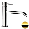 Смеситель для раковины Remer X Style X12ADO, золото глянцевое