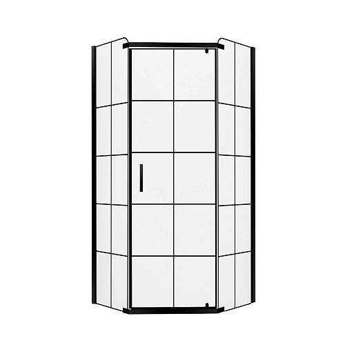 Душевой уголок NEW TRENDY NEW KOMFORT BLACK 90x90x190 K-0584 (черный) Душевой уголок NEW TRENDY NEW KOMFORT BLACK 90x90x190 K-0584 (черный)