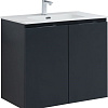 Тумба под раковину Aquanet Алвита New 80 2 дверцы, антрацит 00277527 Тумба под раковину Aquanet Алвита New 80 2 дверцы, антрацит 00277527