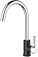 Смеситель для кухни Paulmark Holstein черный-хром, Ho212063-BLCR Смеситель для кухни Paulmark Holstein черный-хром, Ho212063-BLCR