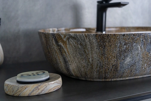 Раковина Gid Mnc346T 54471 накладная под камень глянцевая 61x41x14 Раковина Gid Mnc346T 54471 накладная под камень глянцевая 61x41x14