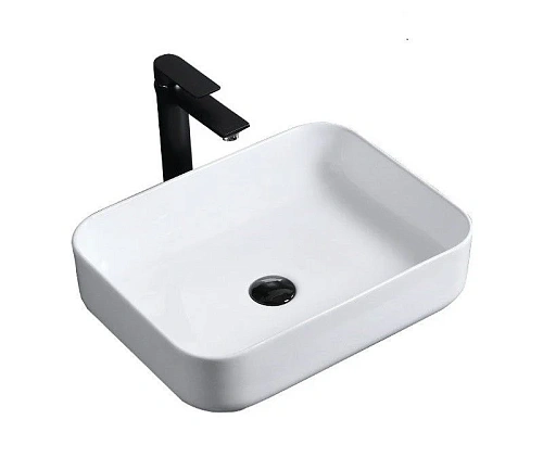 Раковина CeramaLux 9391 накладная, белый Раковина CeramaLux 9391 накладная, белый