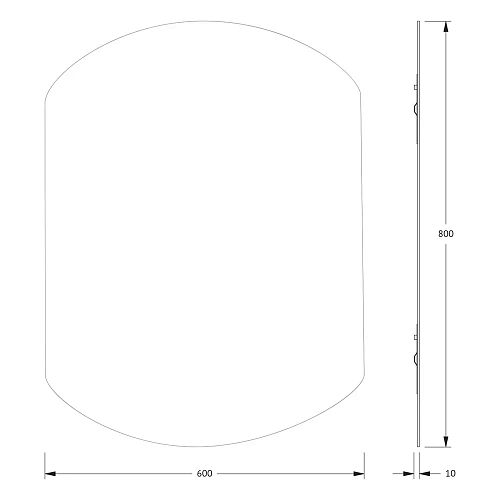 Зеркало Evoform Primary BY 0055 60х80 см со шлифованной кромкой Зеркало Evoform Primary BY 0055 60х80 см со шлифованной кромкой