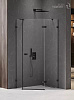 Картинка анонса товара «душевой уголок new trendy avexa black r 100x80x200 exk-3880 черный»