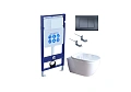Комплект унитаза SET AQUATEK ПОЛАРИС-01-033 4в1 с инсталляцией, креплением, клавишей смыва и сиденьем микролифт Комплект унитаза SET AQUATEK ПОЛАРИС-01-033 4в1 с инсталляцией, креплением, клавишей смыва и сиденьем микролифт