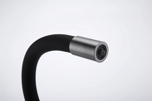 Смеситель для кухни Paulmark Salix вороненая сталь Sa213419-GM Смеситель для кухни Paulmark Salix вороненая сталь Sa213419-GM