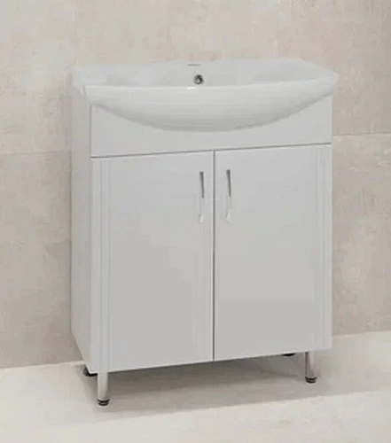 Тумба под раковину Style Line Эко Стандарт 23 ЛС-00002468 напольная, белый Тумба под раковину Style Line Эко Стандарт 23 ЛС-00002468 напольная, белый