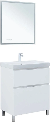 Тумба под раковину Aquanet Алвита New 70 00344133 напольная, белый матовый Тумба под раковину Aquanet Алвита New 70 00344133 напольная, белый матовый