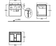 Тумба под раковину Geberit Xeno2 500.506.01.1 58 см 807260000 Тумба под раковину Geberit Xeno2 500.506.01.1 58 см 807260000