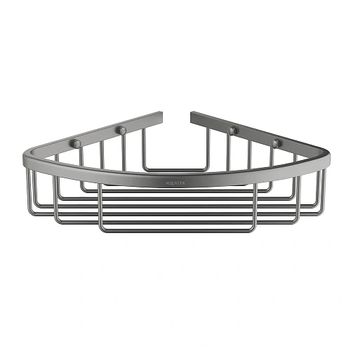 Полка Aquatek AQ4906BGM черный хром шлифованный Полка Aquatek AQ4906BGM черный хром шлифованный