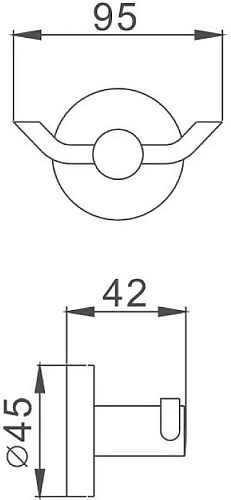 Крючок Haiba HB8705-2 Крючок Haiba HB8705-2