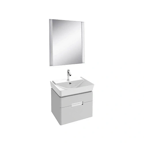 Комплект мебели 60 см Jacob Delafon Reve , белый, 2 ящика, боковая подсветка, с подсветкой, подвесно E4802-00+EB1134-G1C+EB575-NF Комплект мебели 60 см Jacob Delafon Reve , белый, 2 ящика, боковая подсветка, с подсветкой, подвесно E4802-00+EB1134-G1C+EB575-NF