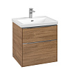 Картинка анонса товара «тумба под раковину villeroy &amp; boch subway 3.0 oak kansas / oak kansas c57800rh»