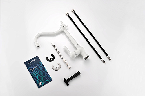 Смеситель для кухни Paulmark RETRO белый матовый Re213226-WH Смеситель для кухни Paulmark RETRO белый матовый Re213226-WH