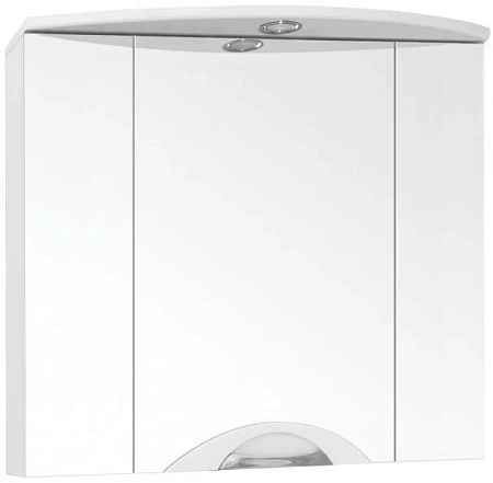 Зеркальный шкаф Style Line Жасмин 2 76/С, Люкс белый ЛС-00000217 Зеркальный шкаф Style Line Жасмин 2 76/С, Люкс белый ЛС-00000217