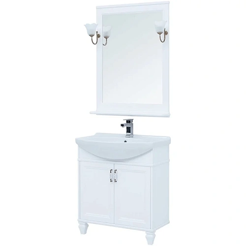 Комплект мебели Aquanet Валенса NEW 75 белый 00240420 Комплект мебели Aquanet Валенса NEW 75 белый 00240420