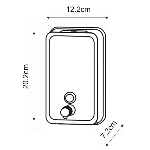 Дозатор жидкого мыла WasserKRAFT K-10099 никель Дозатор жидкого мыла WasserKRAFT K-10099 никель