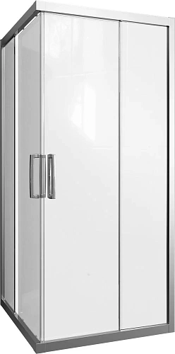 Душевой уголок STWORKI Дублин 100x100 см профиль хром матовый, прозрачное стекло, квадратный 409059 Душевой уголок STWORKI Дублин 100x100 см профиль хром матовый, прозрачное стекло, квадратный 409059