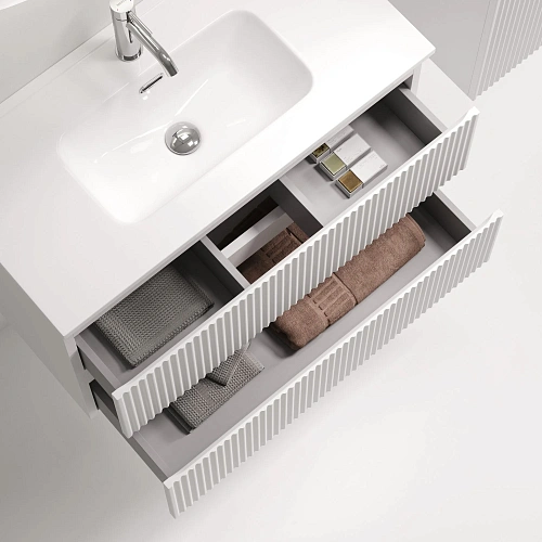 Тумба под раковину SANCOS Snob SNR80/39W R 790х390х500 Bianco подвесная Тумба под раковину SANCOS Snob SNR80/39W R 790х390х500 Bianco подвесная