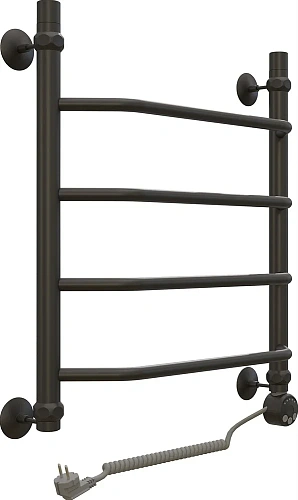 Полотенцесушитель электрический EWRIKA Сафо T 60х50 R, чёрный матовый 465675 Полотенцесушитель электрический EWRIKA Сафо T 60х50 R, чёрный матовый 465675