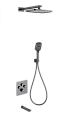 Душевая система Wonzon & Woghand с термостатом, встраиваемая, темный графит (WW-B4005-BGG) Душевая система Wonzon & Woghand с термостатом, встраиваемая, темный графит (WW-B4005-BGG)