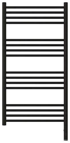 Полотенцесушитель электрический Сунержа Богема 3.0 прямая 1000х500 МЭМ правый 31-5805-1050 Матовый ч Полотенцесушитель электрический Сунержа Богема 3.0 прямая 1000х500 МЭМ правый 31-5805-1050 Матовый ч