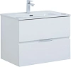 Тумба под раковину Aquanet Алвита New 70 2 ящика, белый матовый 00303909