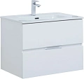Тумба под раковину Aquanet Алвита New 70 2 ящика, белый матовый 00303909 Тумба под раковину Aquanet Алвита New 70 2 ящика, белый матовый 00303909