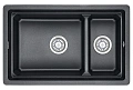 Кухонная мойка Granula KS-7304U, ШВАРЦ (чёрный металлик), кварц 730х450 Кухонная мойка Granula KS-7304U, ШВАРЦ (чёрный металлик), кварц 730х450