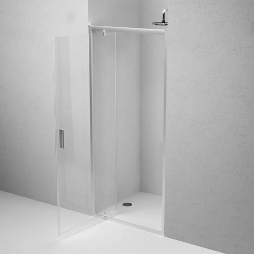 Душевая дверь AM.PM Gem W90G-90-1P-MT 90x195, серебро, стекло прозрачное Душевая дверь AM.PM Gem W90G-90-1P-MT 90x195, серебро, стекло прозрачное