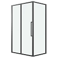 Душевой уголок GROSSMAN Cosmo 100.K33.02.130.21.00-200.K33.02.80.21.00 (130х80х195) раздвижная,черный матовый,стекло прозрачное Душевой уголок GROSSMAN Cosmo 100.K33.02.130.21.00-200.K33.02.80.21.00 (130х80х195) раздвижная,черный матовый,стекло прозрачное