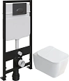 Комплект Унитаз подвесной STWORKI Монтре SETK3204-2616 безободковый, с микролифтом + Система инсталл 560002 Комплект Унитаз подвесной STWORKI Монтре SETK3204-2616 безободковый, с микролифтом + Система инсталл 560002