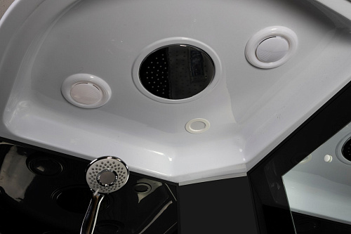 Душевая кабина Niagara Classic NG-6508-14F (900х900х2150) высокий поддон (40см) стекло тонированное алюминиевый черный 65081434F Душевая кабина Niagara Classic NG-6508-14F (900х900х2150) высокий поддон (40см) стекло тонированное алюминиевый черный 65081434F