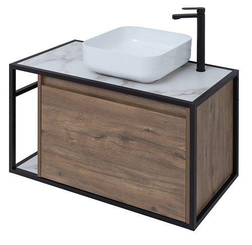 Тумба под раковину Aquanet Nova Lite Loft 90 R дуб рустикальный 00261659 Тумба под раковину Aquanet Nova Lite Loft 90 R дуб рустикальный 00261659