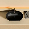 Раковина Ceramica Nova Twist CN12001MB накладная овальной формы 500x300x140 черный матовый Раковина Ceramica Nova Twist CN12001MB накладная овальной формы 500x300x140 черный матовый