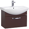 Тумба с раковиной Aquaton Ария 65 темно-коричневый 1A1340K0AA430 Тумба с раковиной Aquaton Ария 65 темно-коричневый 1A1340K0AA430
