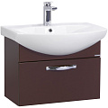 Тумба с раковиной Aquaton Ария 65 темно-коричневый 1A1340K0AA430 Тумба с раковиной Aquaton Ария 65 темно-коричневый 1A1340K0AA430