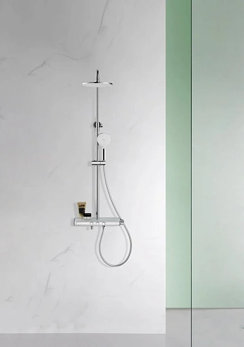 Душевая система ARROW AG3308SH с термостатом хром Душевая система ARROW AG3308SH с термостатом хром