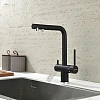 Смеситель для кухни Paulmark SERPENTINE черный Se213222-BLM Смеситель для кухни Paulmark SERPENTINE черный Se213222-BLM