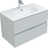 Тумба под раковину Aquanet Алвита New 80 2 ящика, серый 00277516 Тумба под раковину Aquanet Алвита New 80 2 ящика, серый 00277516