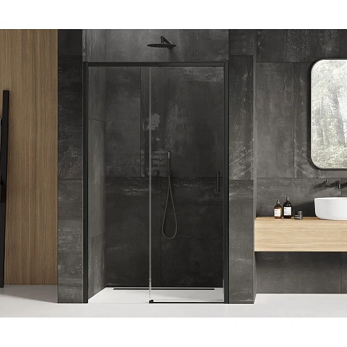 Душевая дверь NEW TRENDY PRIME BLACK 1/L D-0326A (черный) Душевая дверь NEW TRENDY PRIME BLACK 1/L D-0326A (черный)