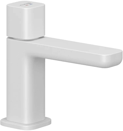 Смеситель для раковины Kludi RENON 421185375 белый матовый Смеситель для раковины Kludi RENON 421185375 белый матовый