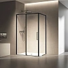 Душевой уголок Vincea Slim 8mm VSR-6SL9011CLB, 1100x900, черный, стекло прозрачное