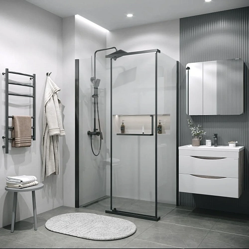 Боковая стенка GROSSMAN Pragma 200.K33.03.80.42.00 (80x195) графит сатин, стекло прозрачное Боковая стенка GROSSMAN Pragma 200.K33.03.80.42.00 (80x195) графит сатин, стекло прозрачное